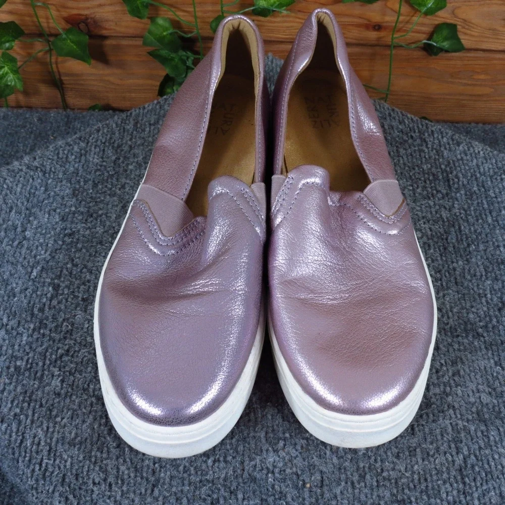 Naturalizer Carly2 Women Slip On Sneaker 10.5 Walking Shoe Metallic Mauve